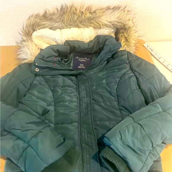 American Eagle Outfitters Jackets & Blazers - American Eagle Outfitters  Green Puffer Jacket Womens Size M